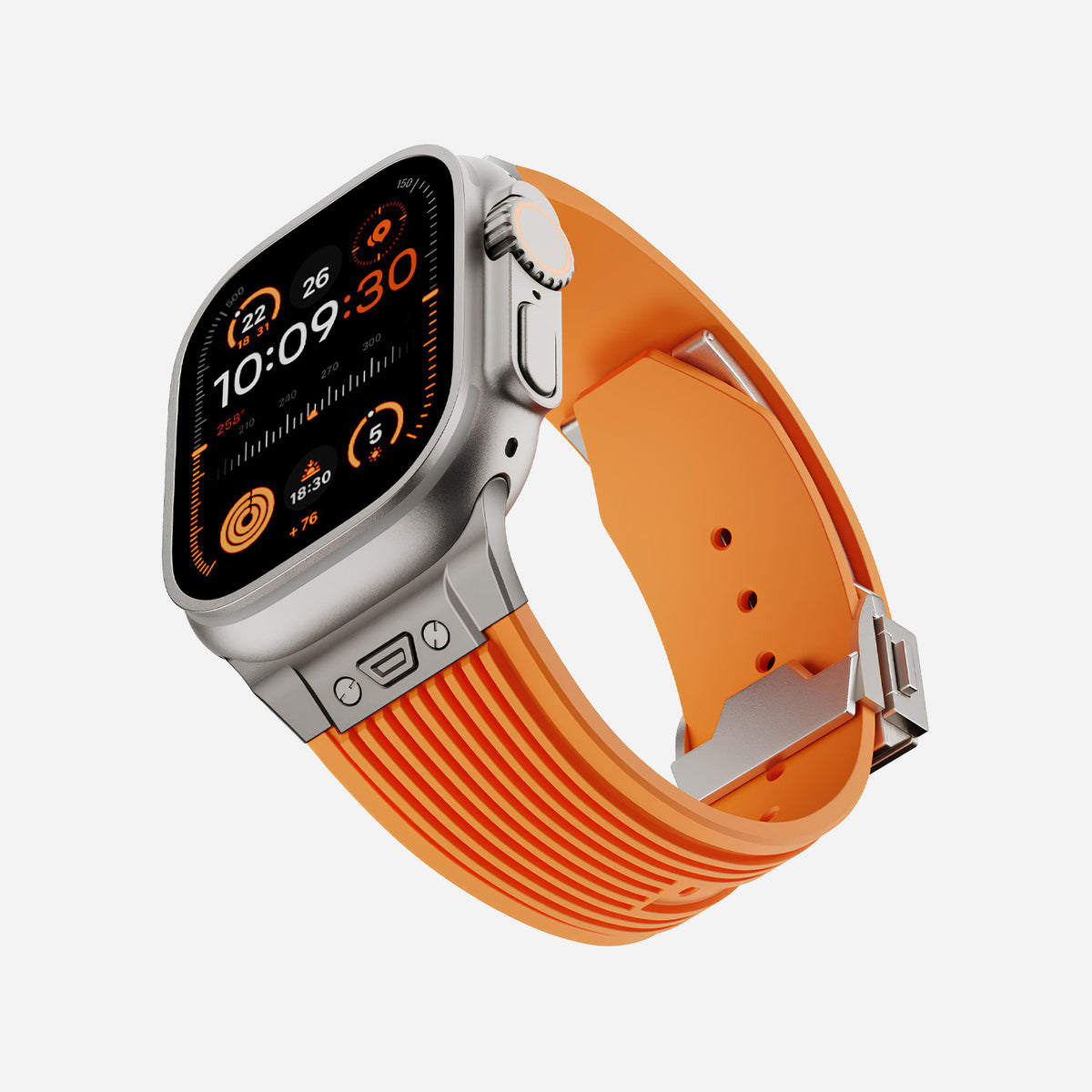 Apple Watch Ultra silicone 
band#color_orange
