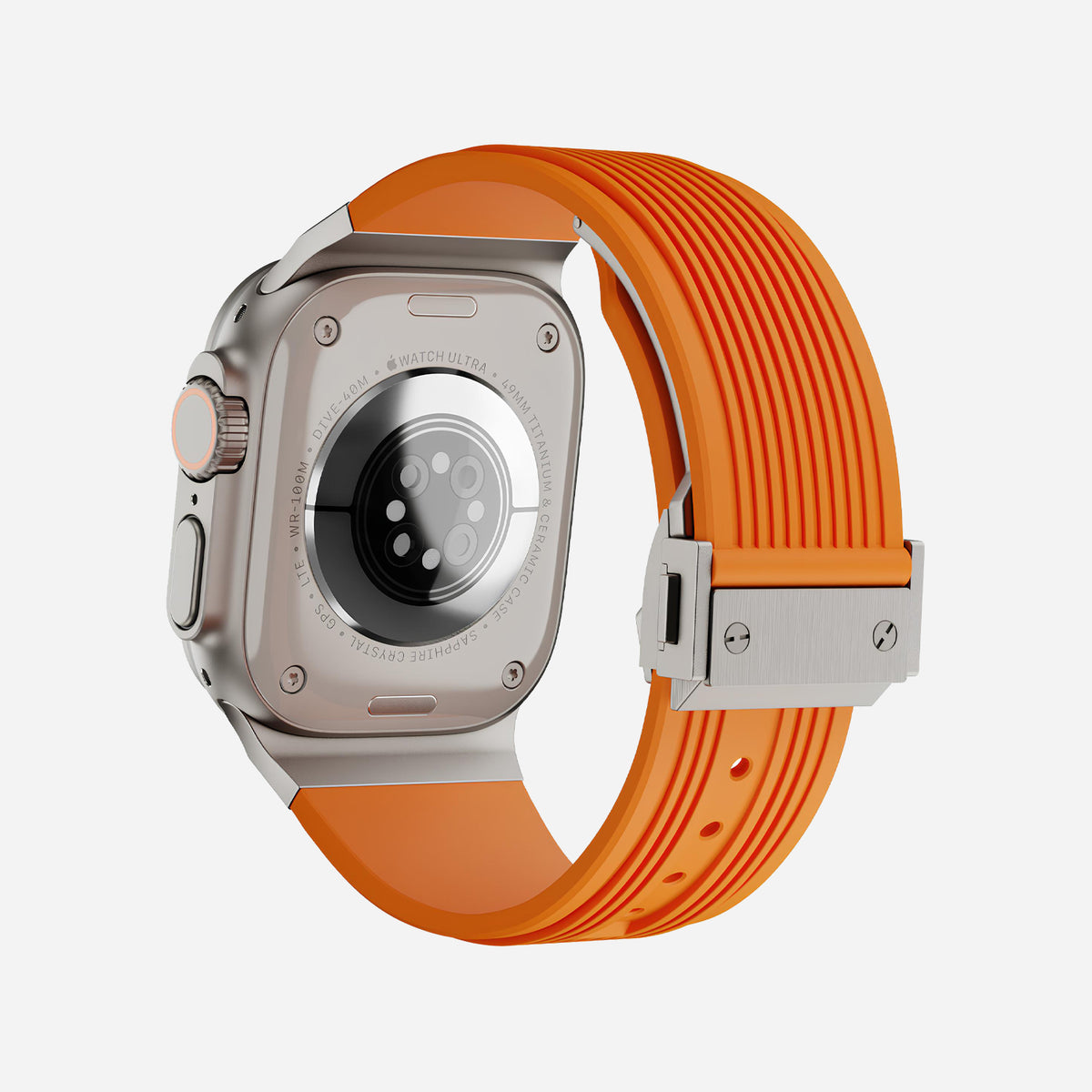 Apple Watch Ultra silicone 
band#color_orange