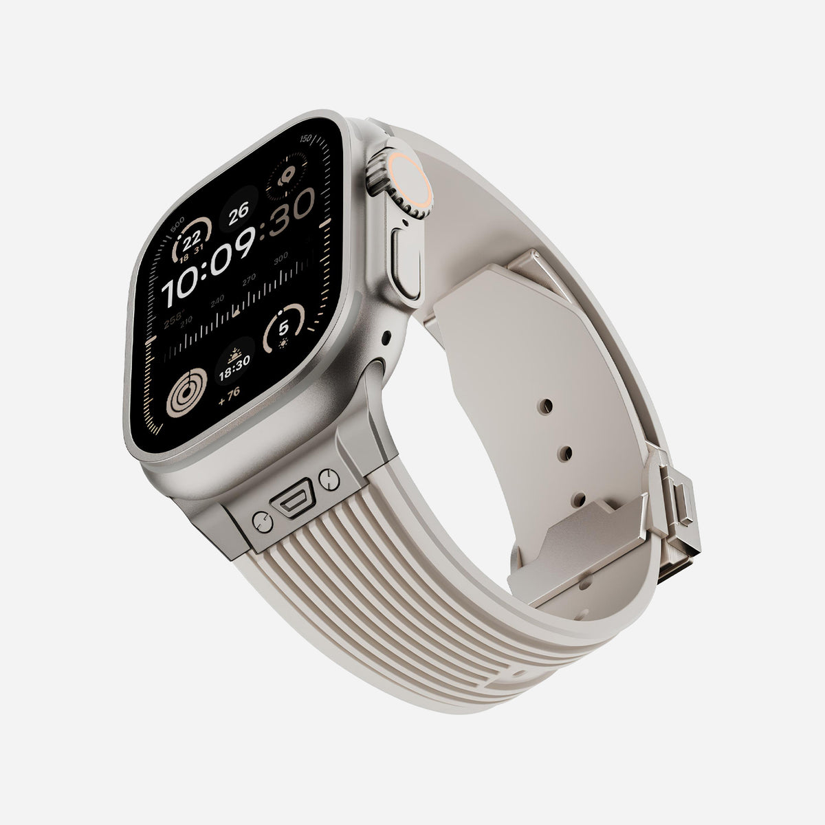 Apple Watch Ultra silicone 
band#color_stone