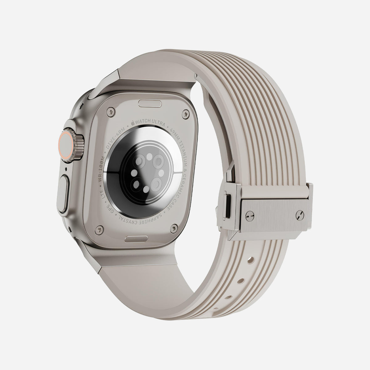 Apple Watch Ultra silicone 
band#color_stone
