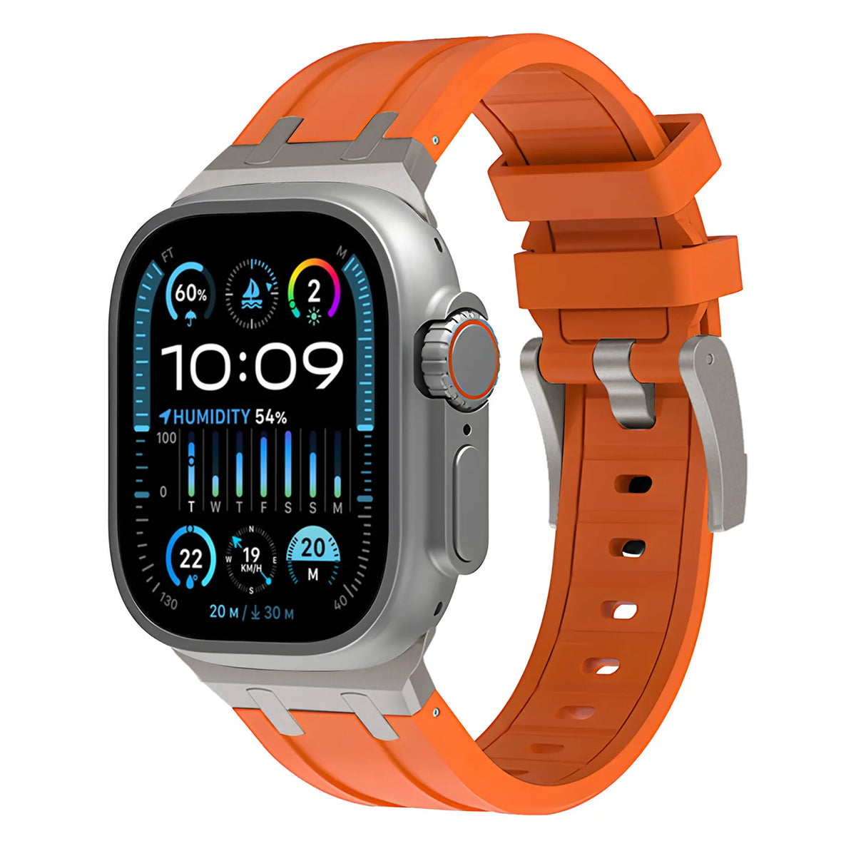 Apple Watch Ultra silicone band#color_orange