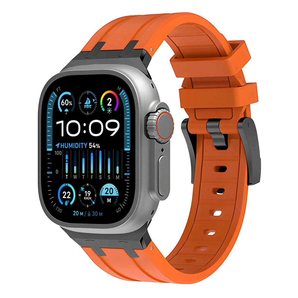 Apple Watch Ultra silicone band#color_orange