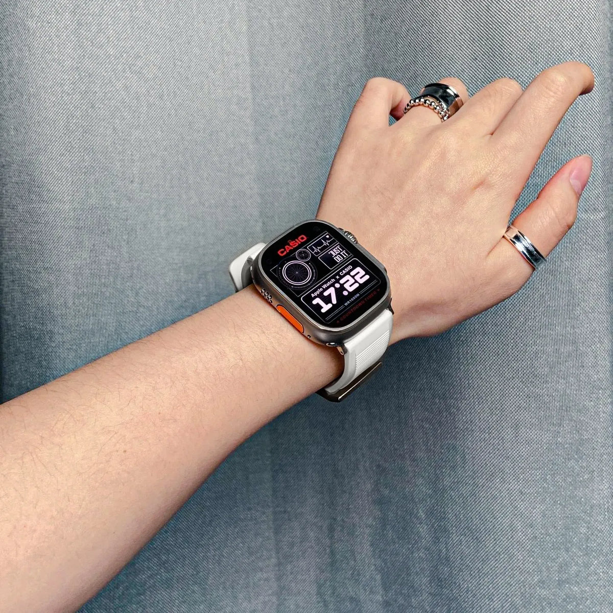 Apple Watch rugged band#color_white