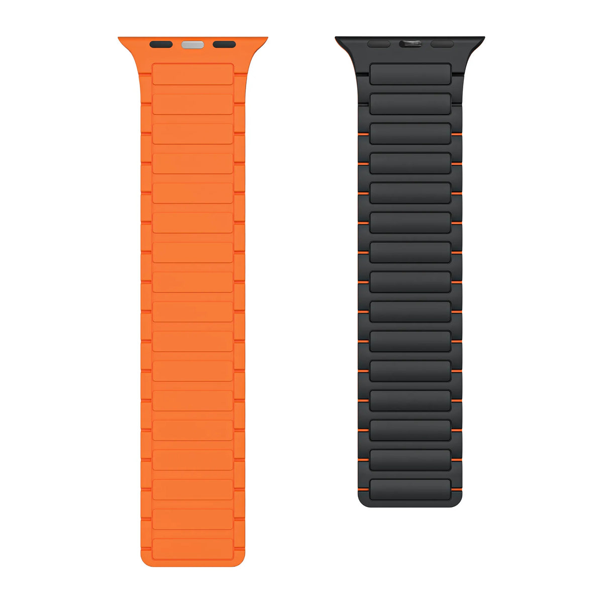 Apple Watch silicone strap#color_black orange