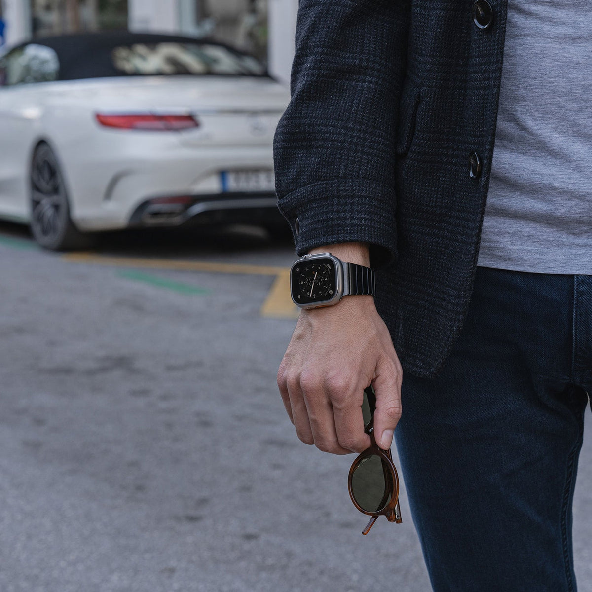 Apple Watch steel band#color_black