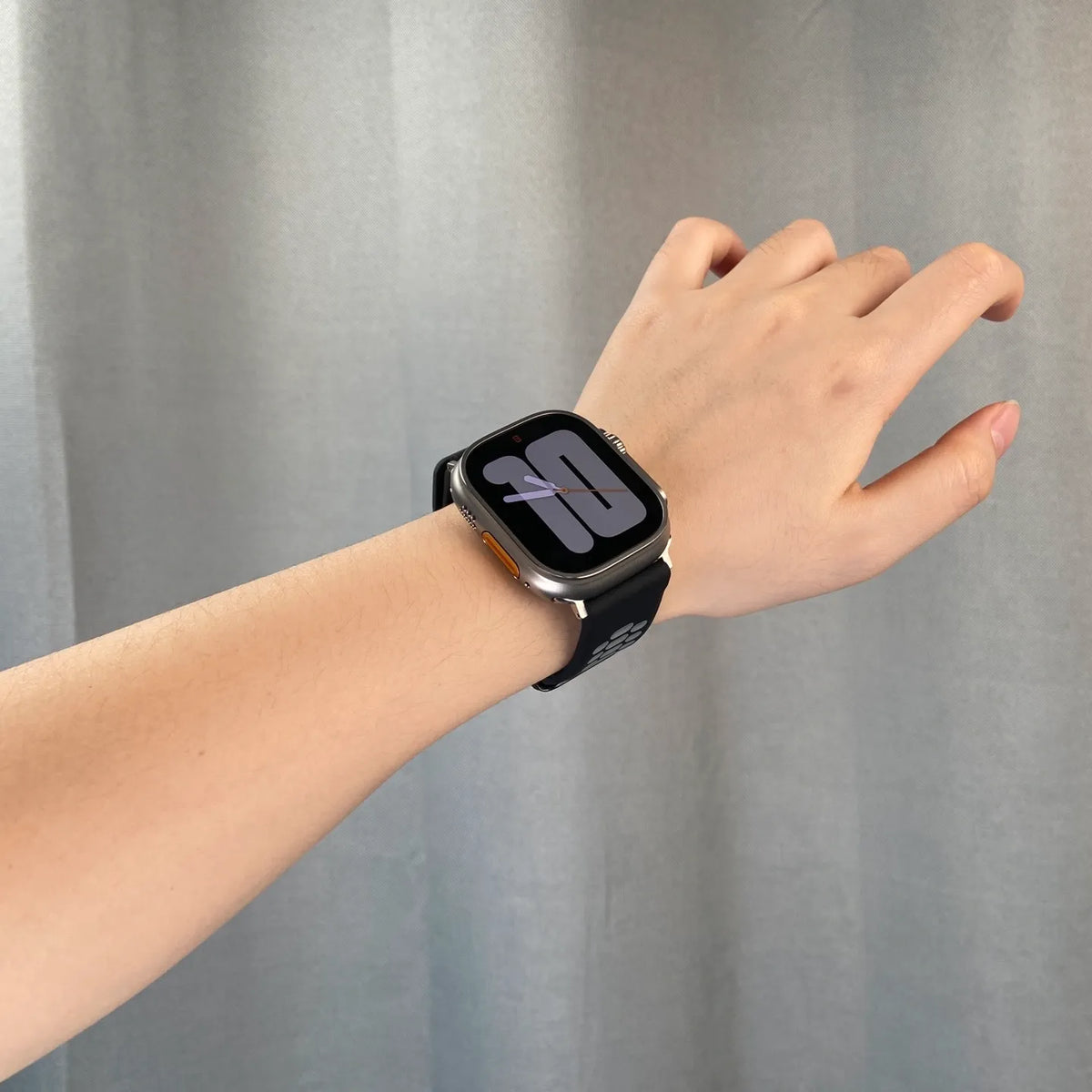 Apple Watch silicone band#color_black