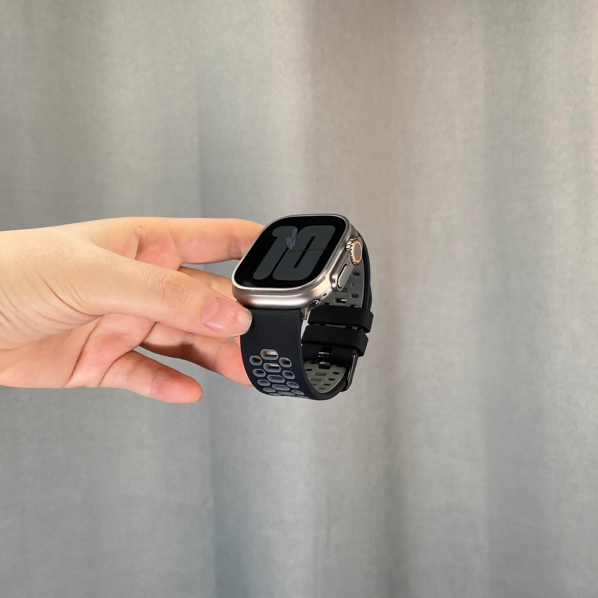 Apple Watch silicone band#color_black