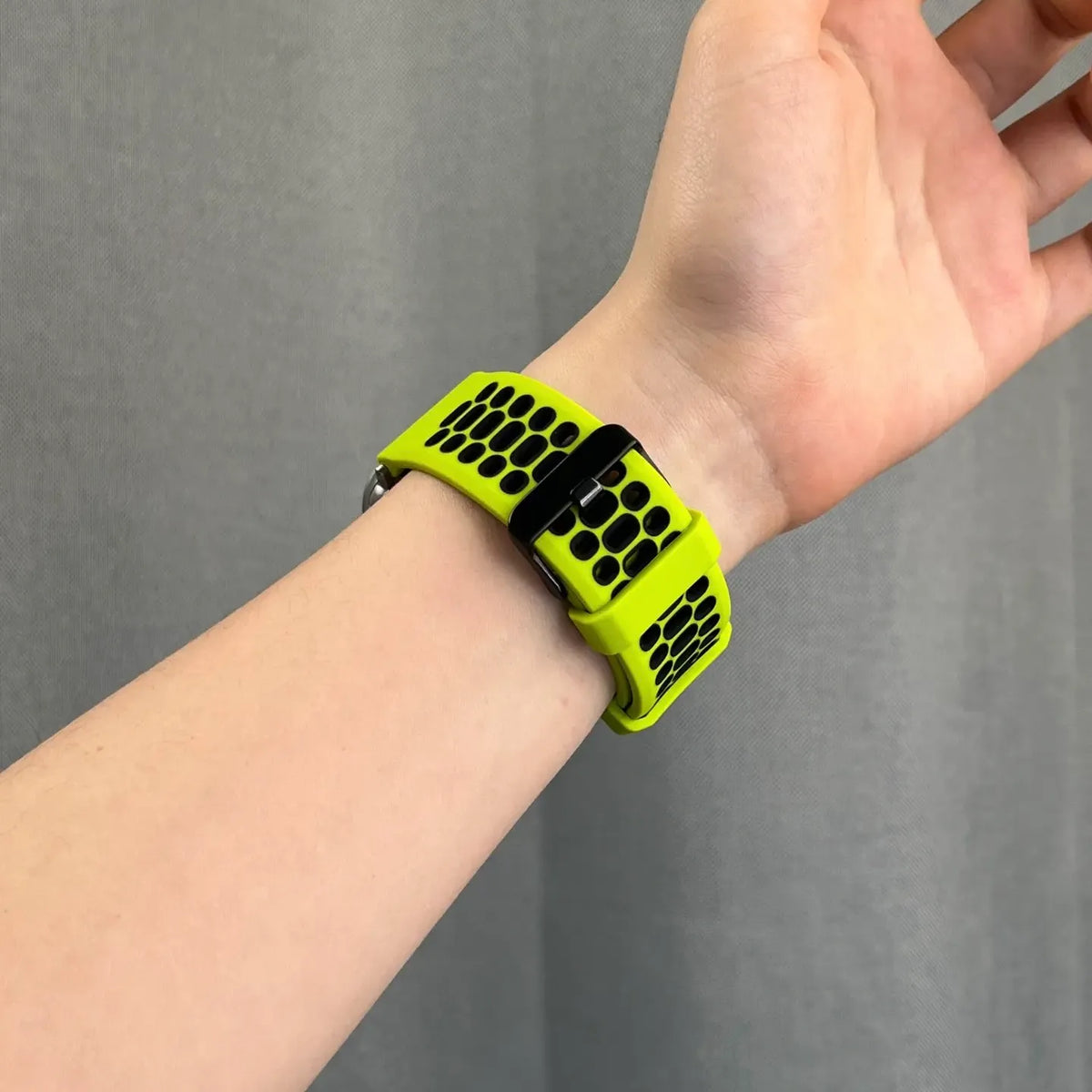Apple Watch silicone band#color_neon green