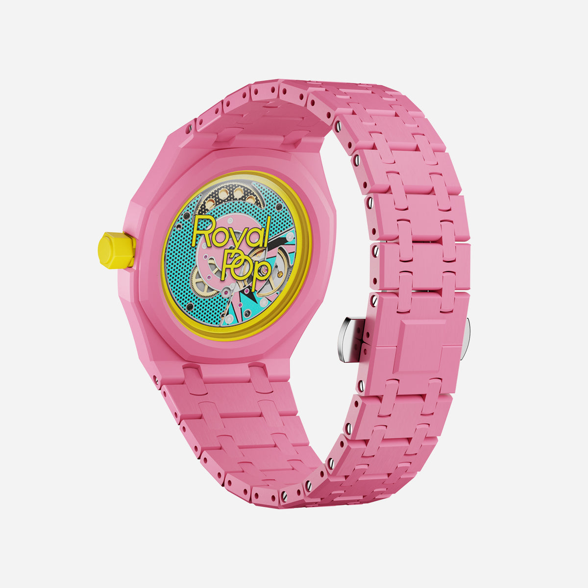 Bioceramic Bracelet & Case for AP x Swatch Royal Pop OTG ROZ
