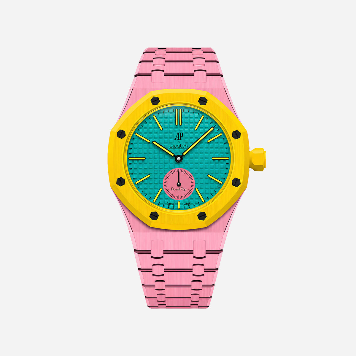 Bioceramic Bracelet & Case for AP x Swatch Royal Pop OTG ROZ