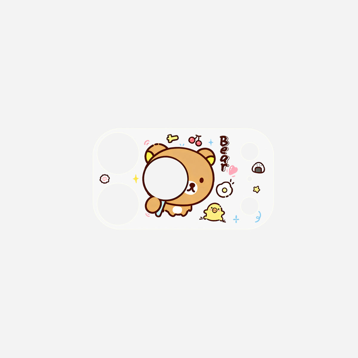 Curious Bear | iPhone Camera Island Skin