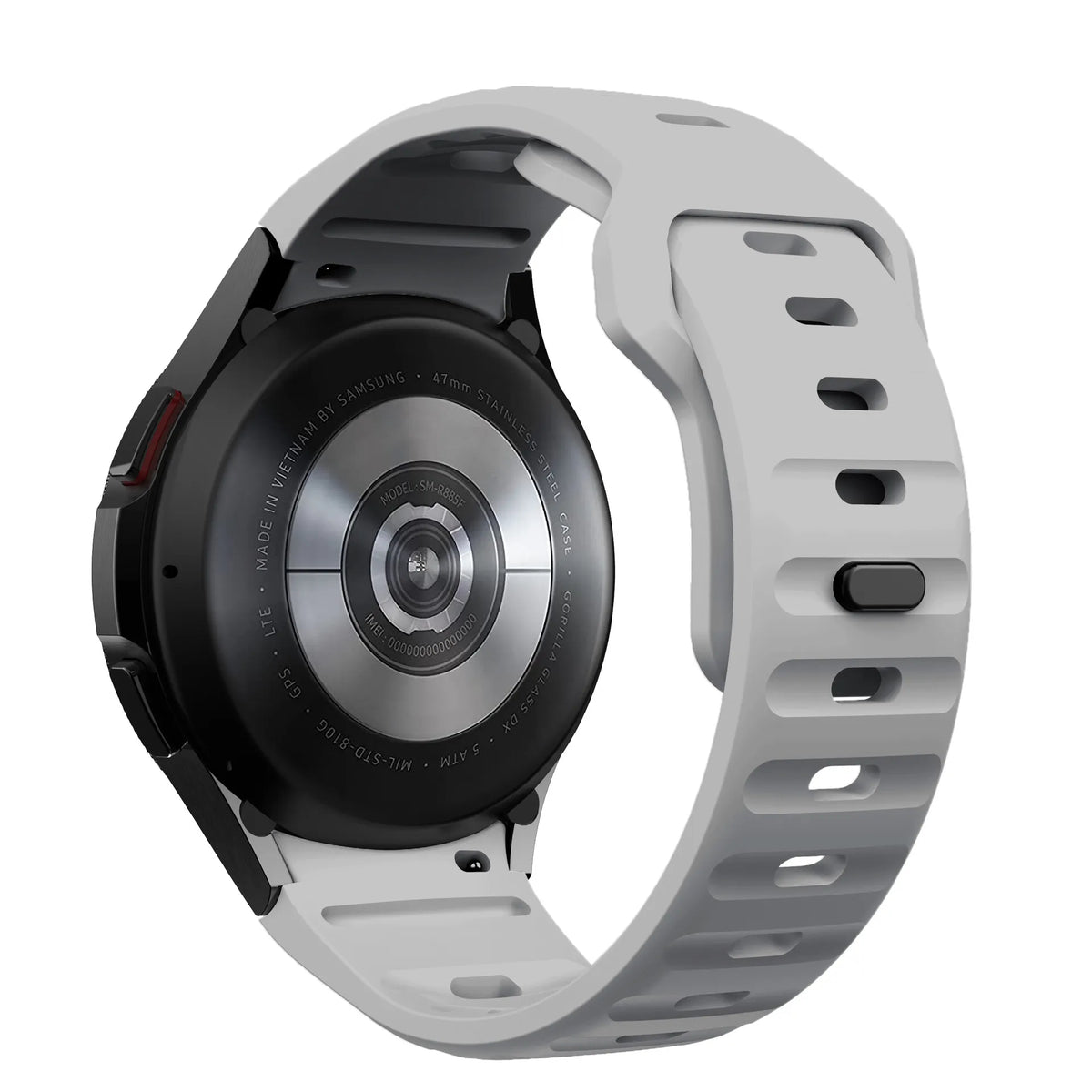 Galaxy Watch silicone band#color_light gray