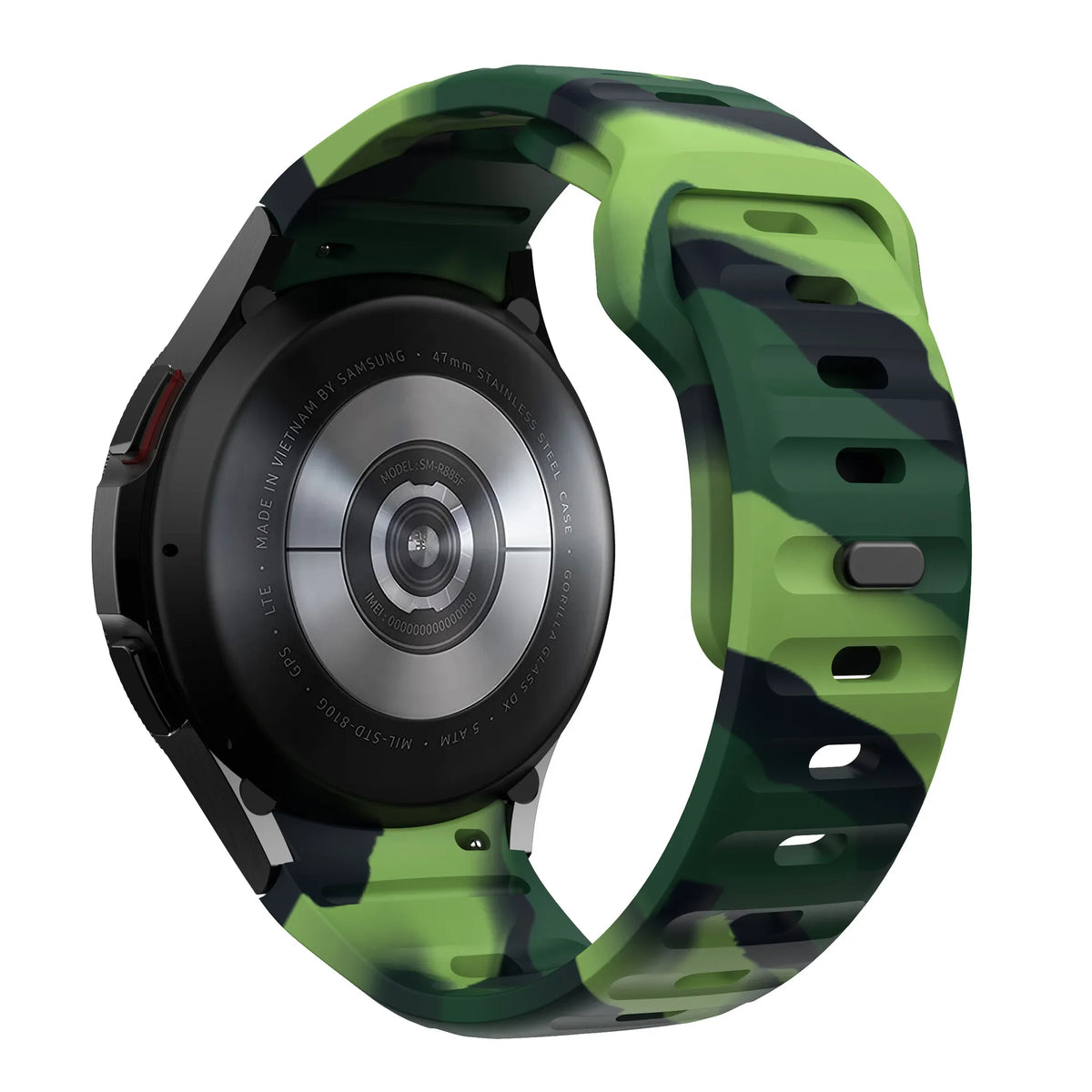 Galaxy Watch silicone band#color_camo green