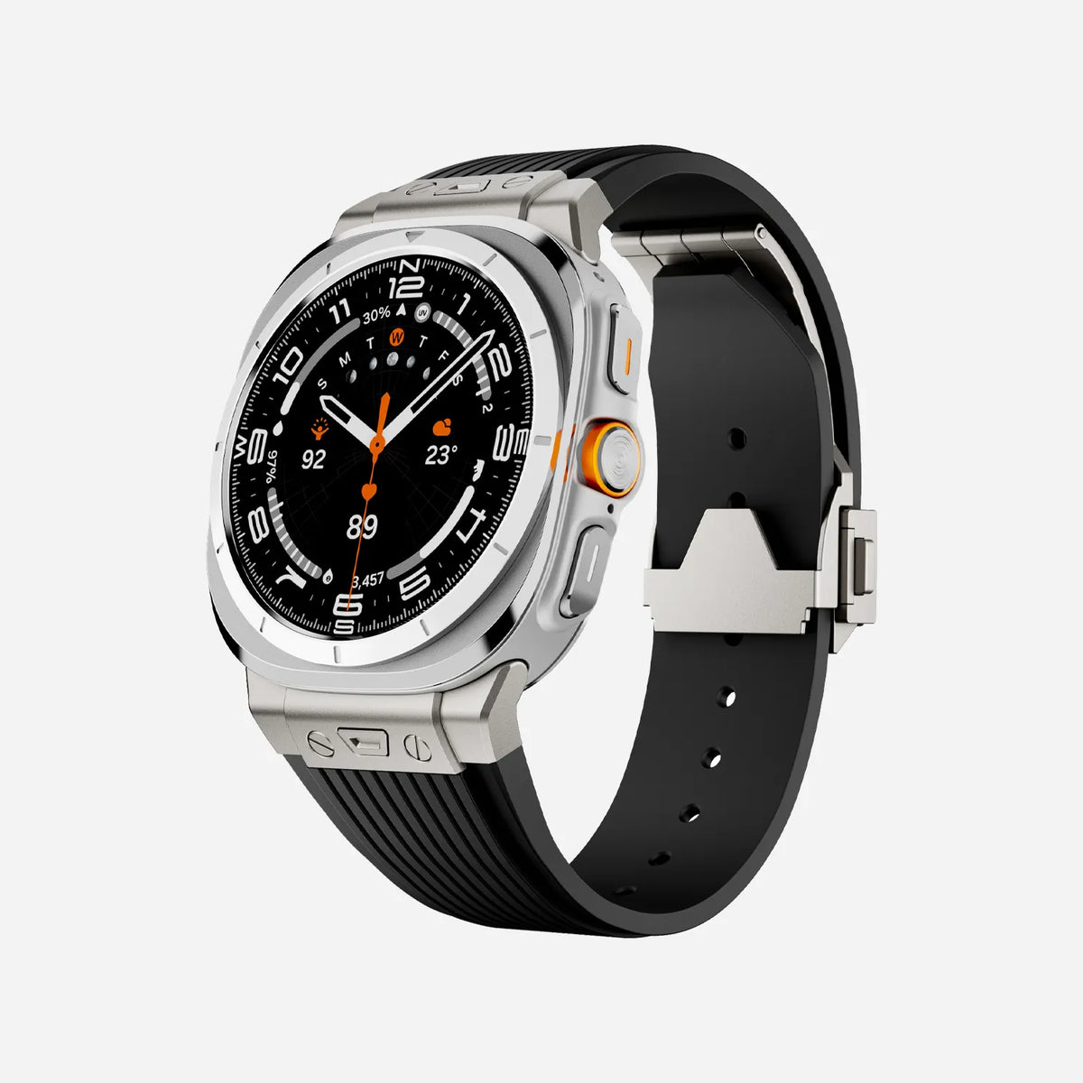 Galaxy Watch Ultra silicone band#color_black
