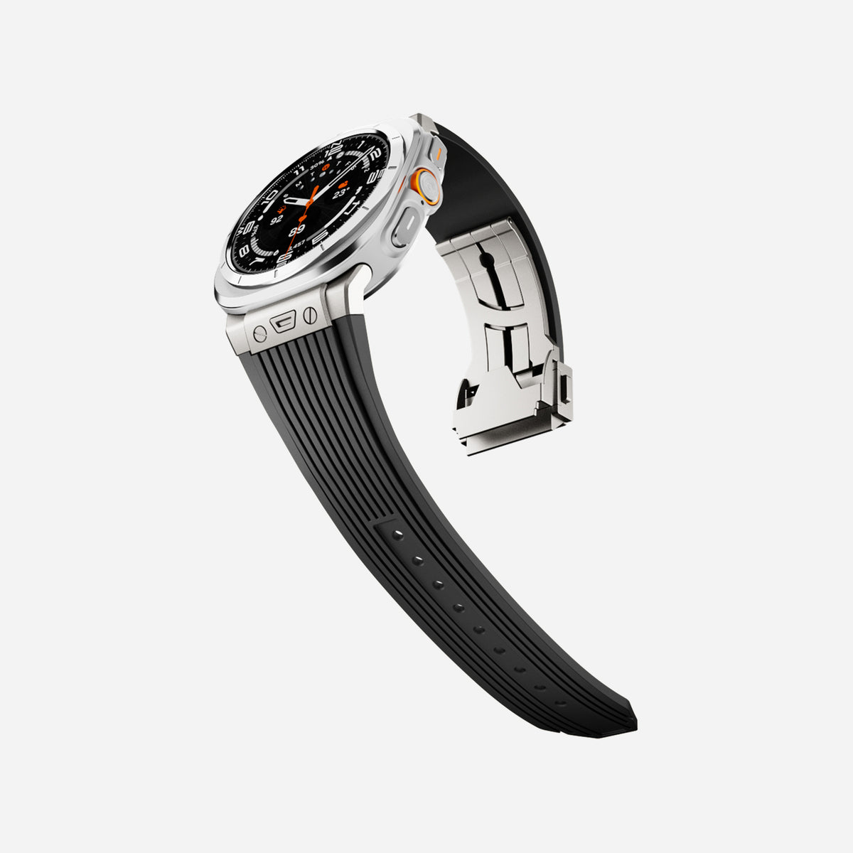Galaxy Watch Ultra silicone band#color_black