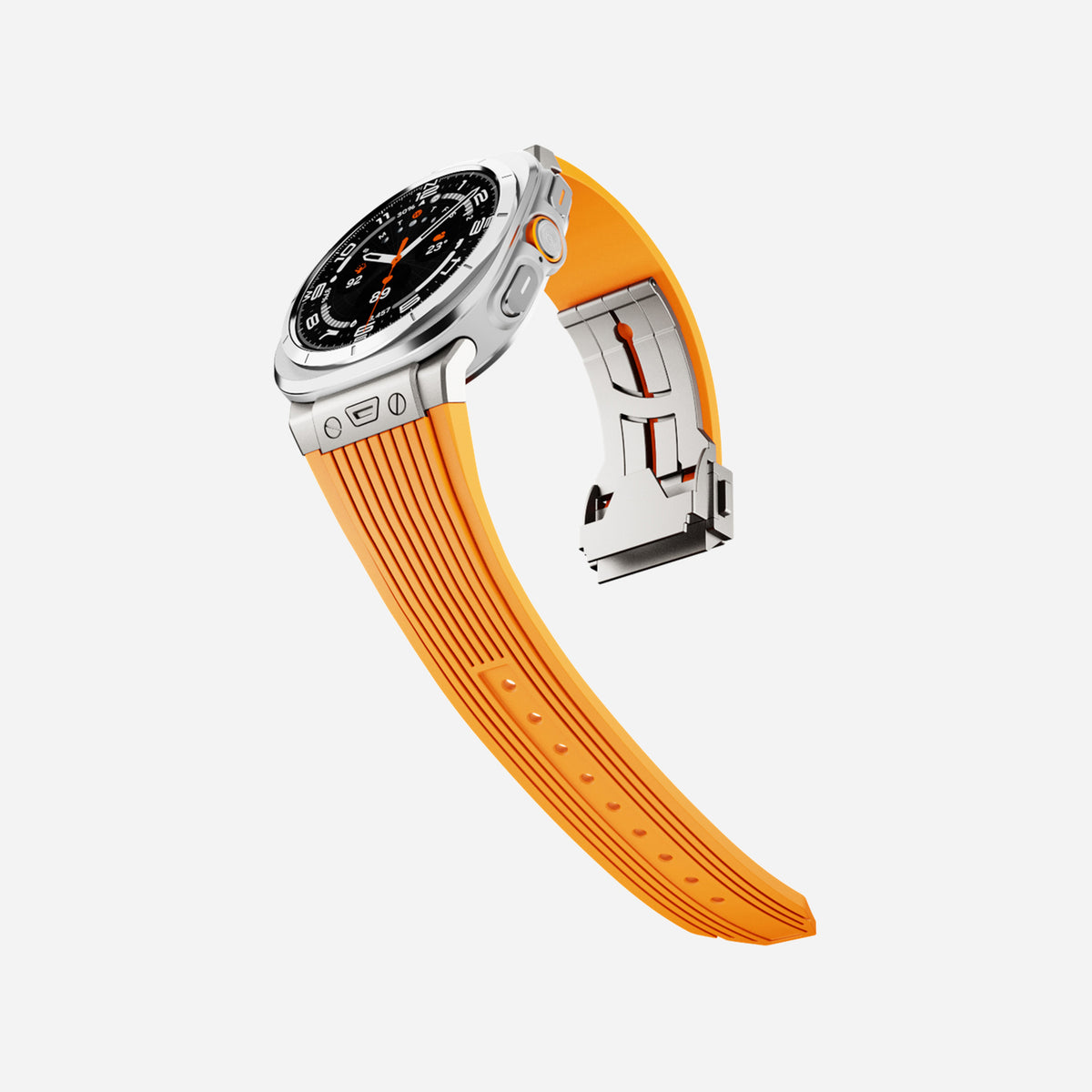 Galaxy Watch Ultra silicone band#color_orange