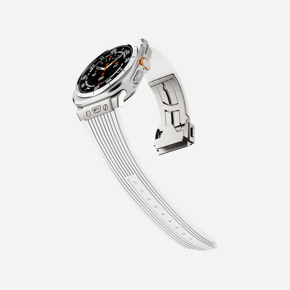Galaxy Watch Ultra silicone band#color_white