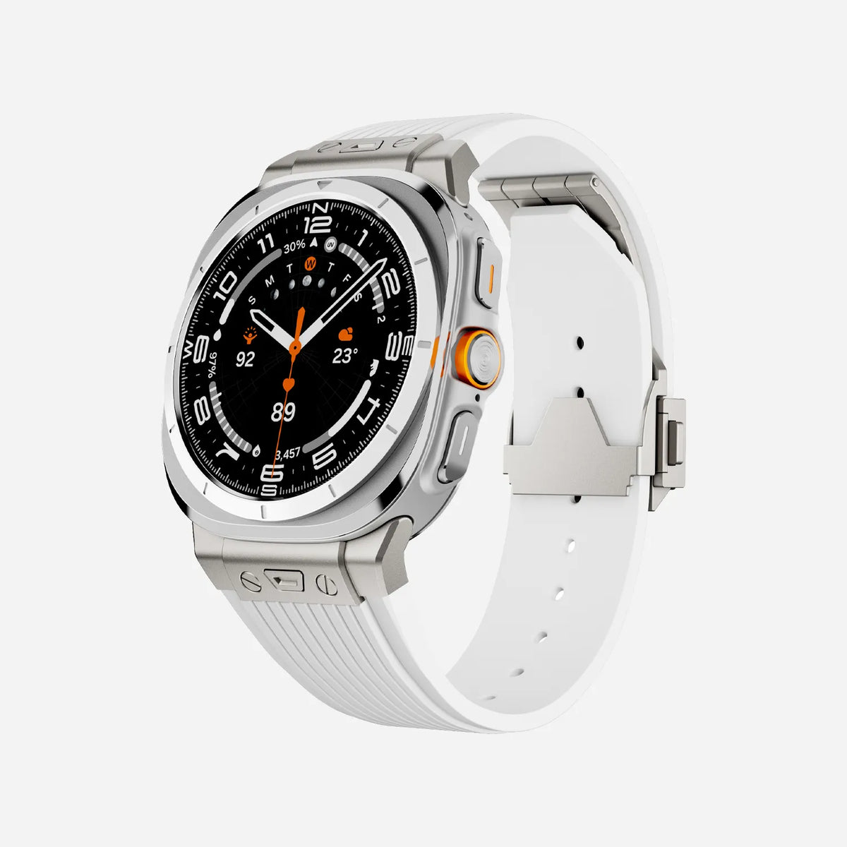 Galaxy Watch Ultra silicone band#color_white