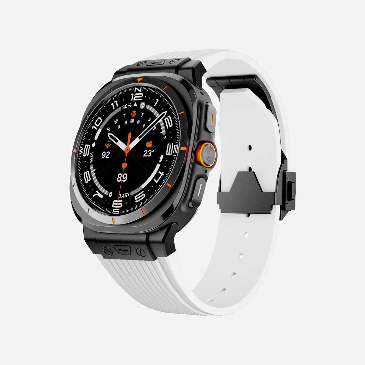 Galaxy Watch Ultra silicone band#color_white