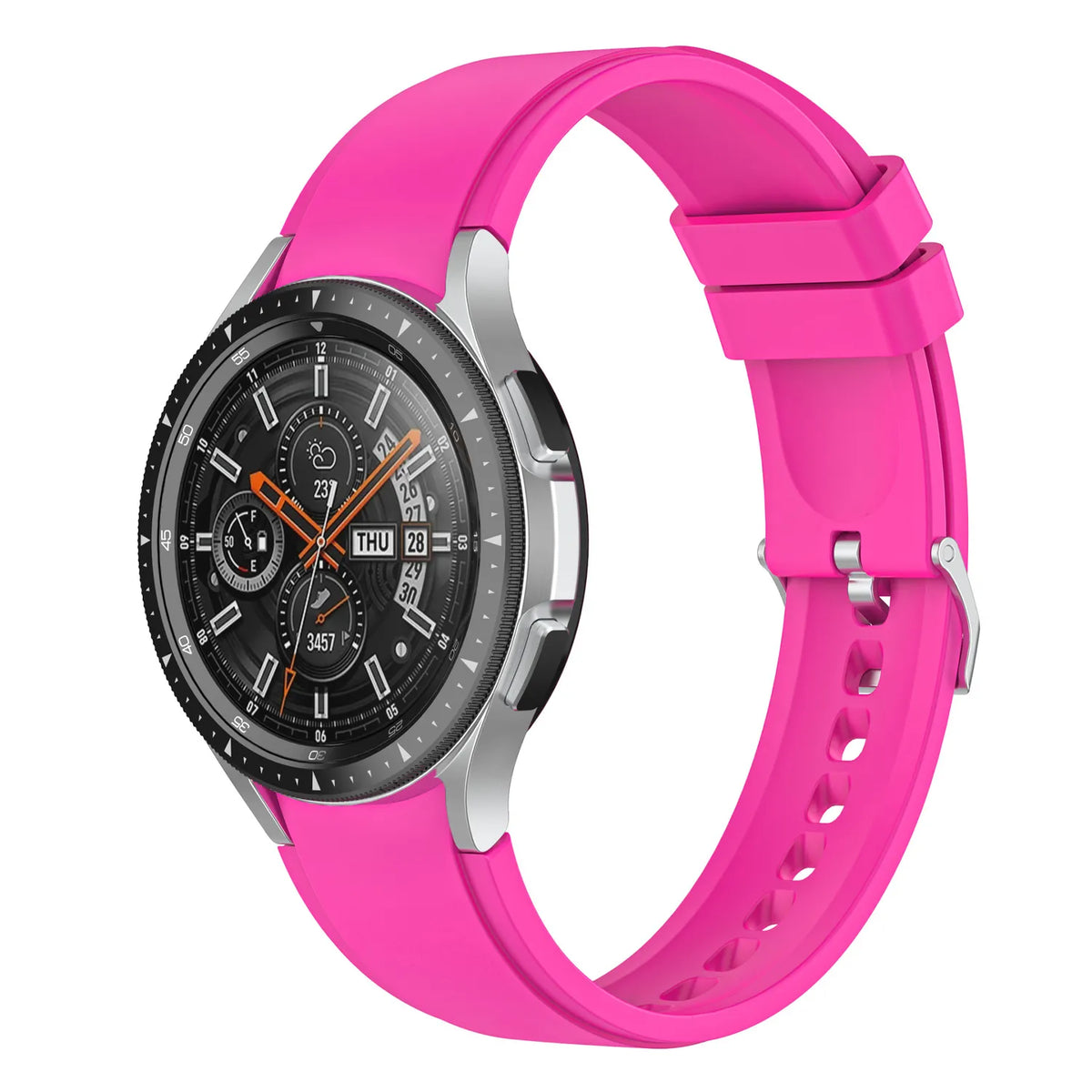 Galaxy Watch silicone band#color_barbie pink