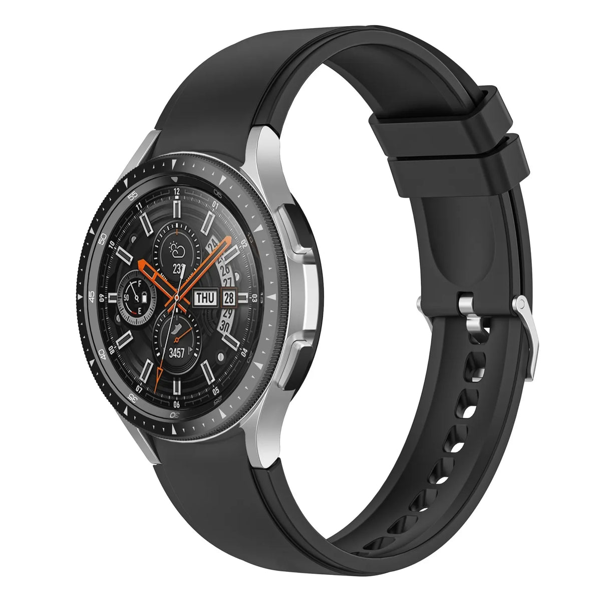 Galaxy Watch silicone band#color_black