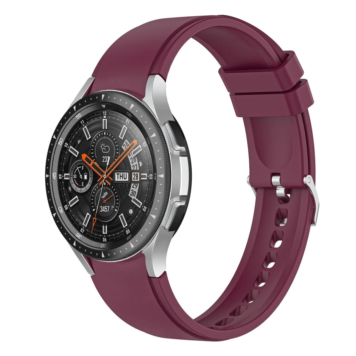 Galaxy Watch silicone band#color_wine red