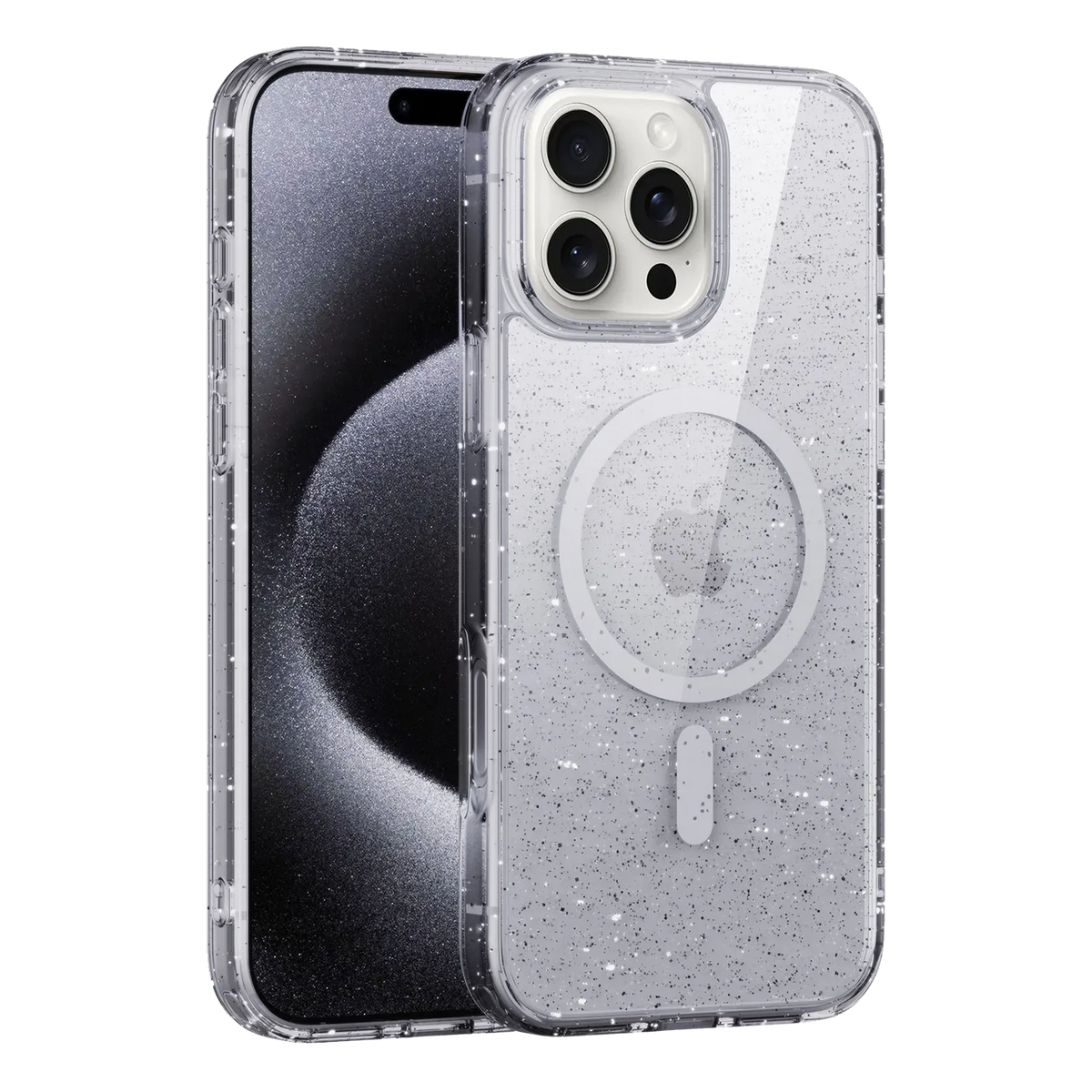 Glitter iPhone 16 Pro Case with MagSafe