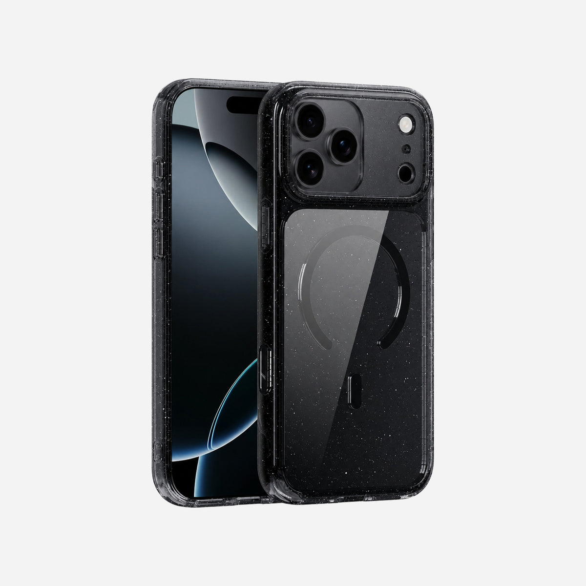 Glitter iPhone 17 Pro Clear Case with MagSafe