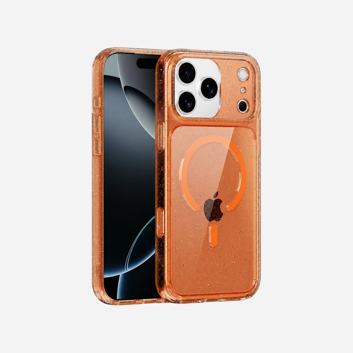 Glitter iPhone 17 Pro Max Clear Case with MagSafe