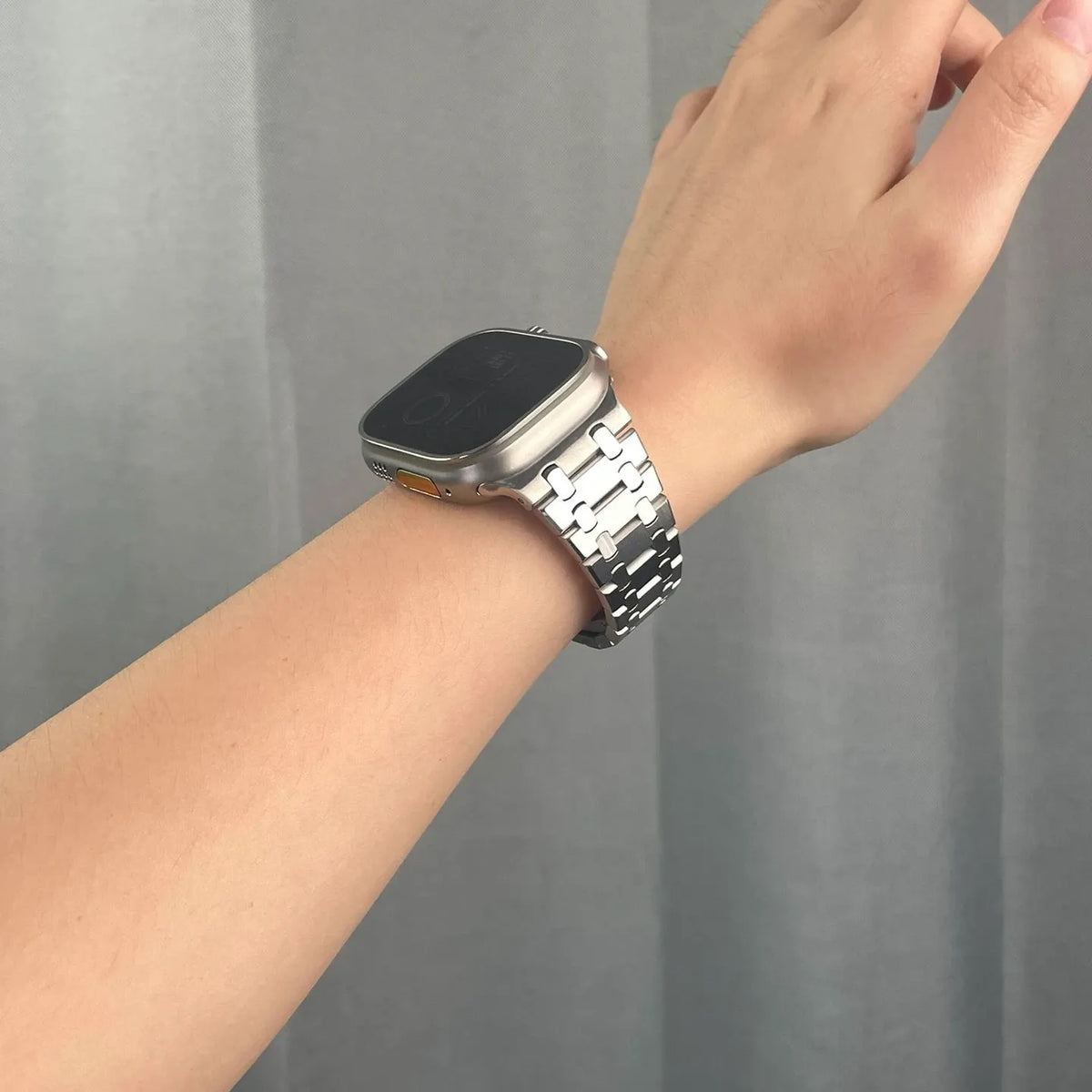 Apple Watch steel band#color_silver