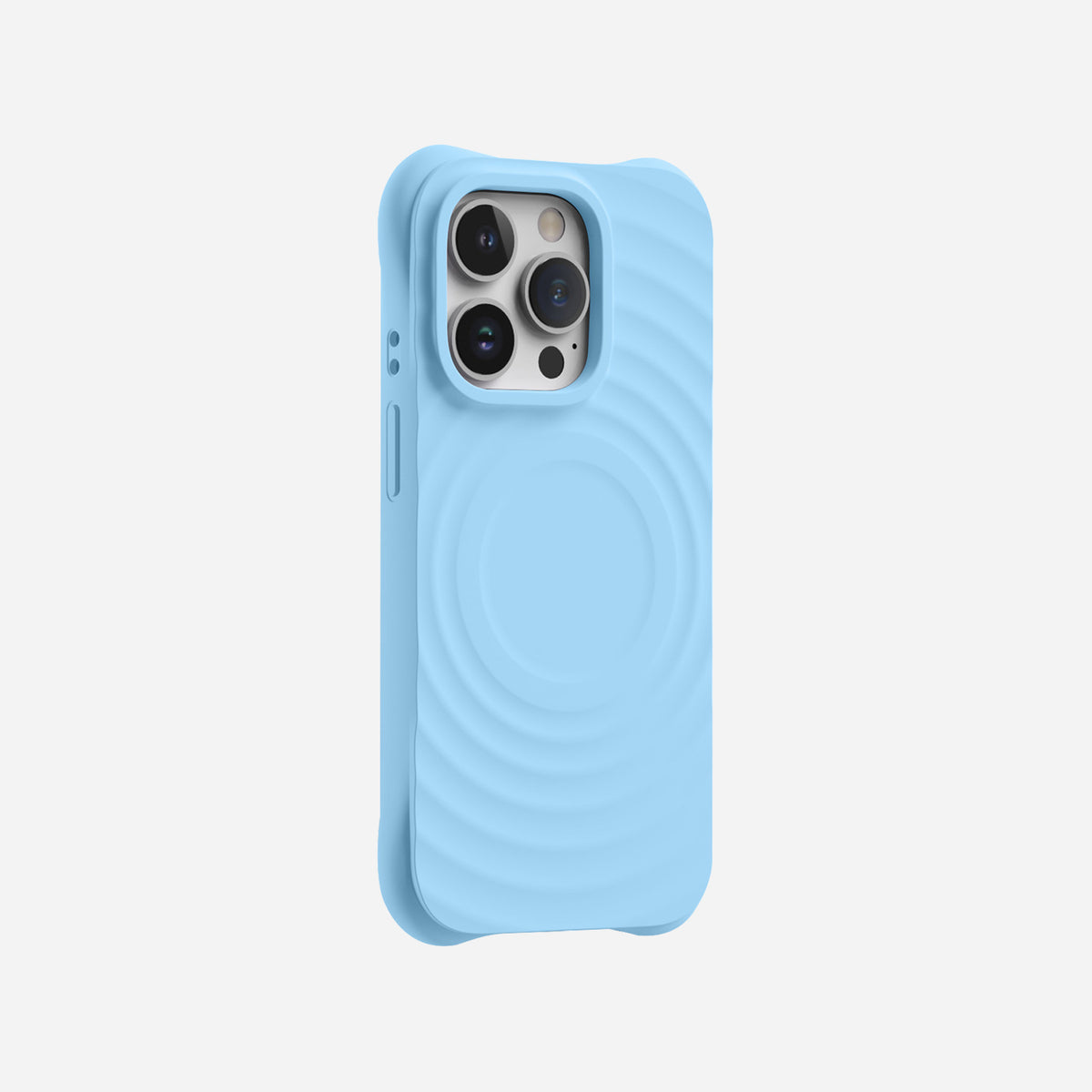MagSafe iPhone Silicone case#color_cloud blue