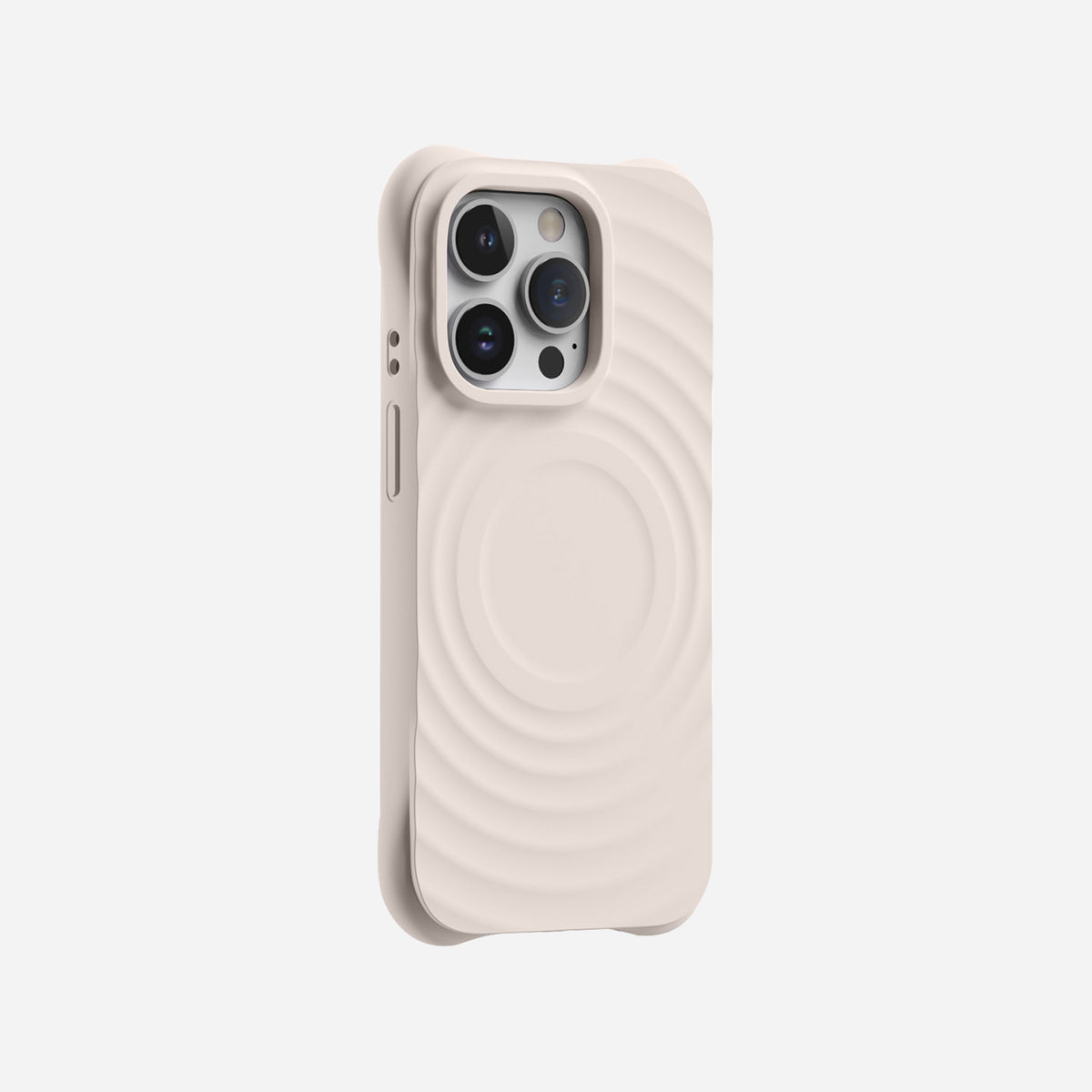 MagSafe iPhone Silicone case#color_gravel white