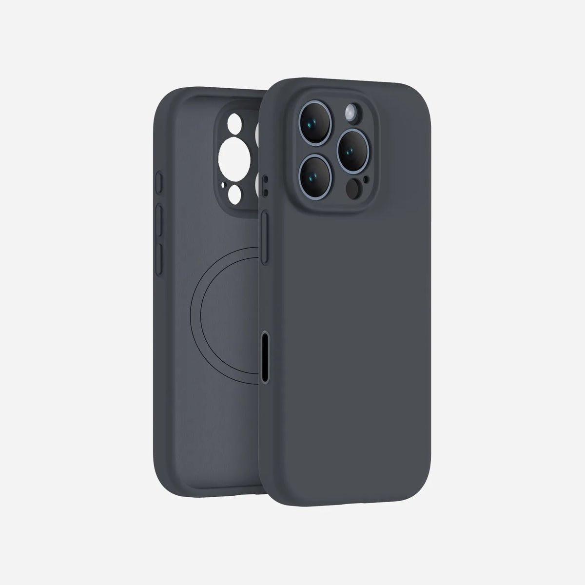 iPhone 16 Pro Max silicone case#color_space gray