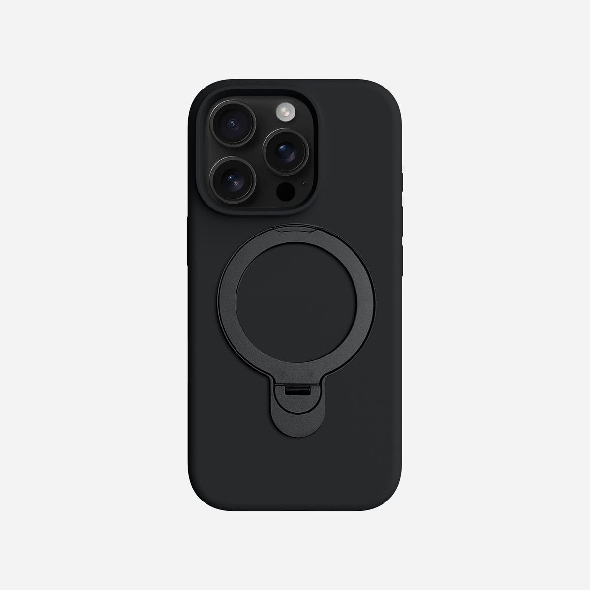 iPhone 16 Pro Max Silicone Case with Stand