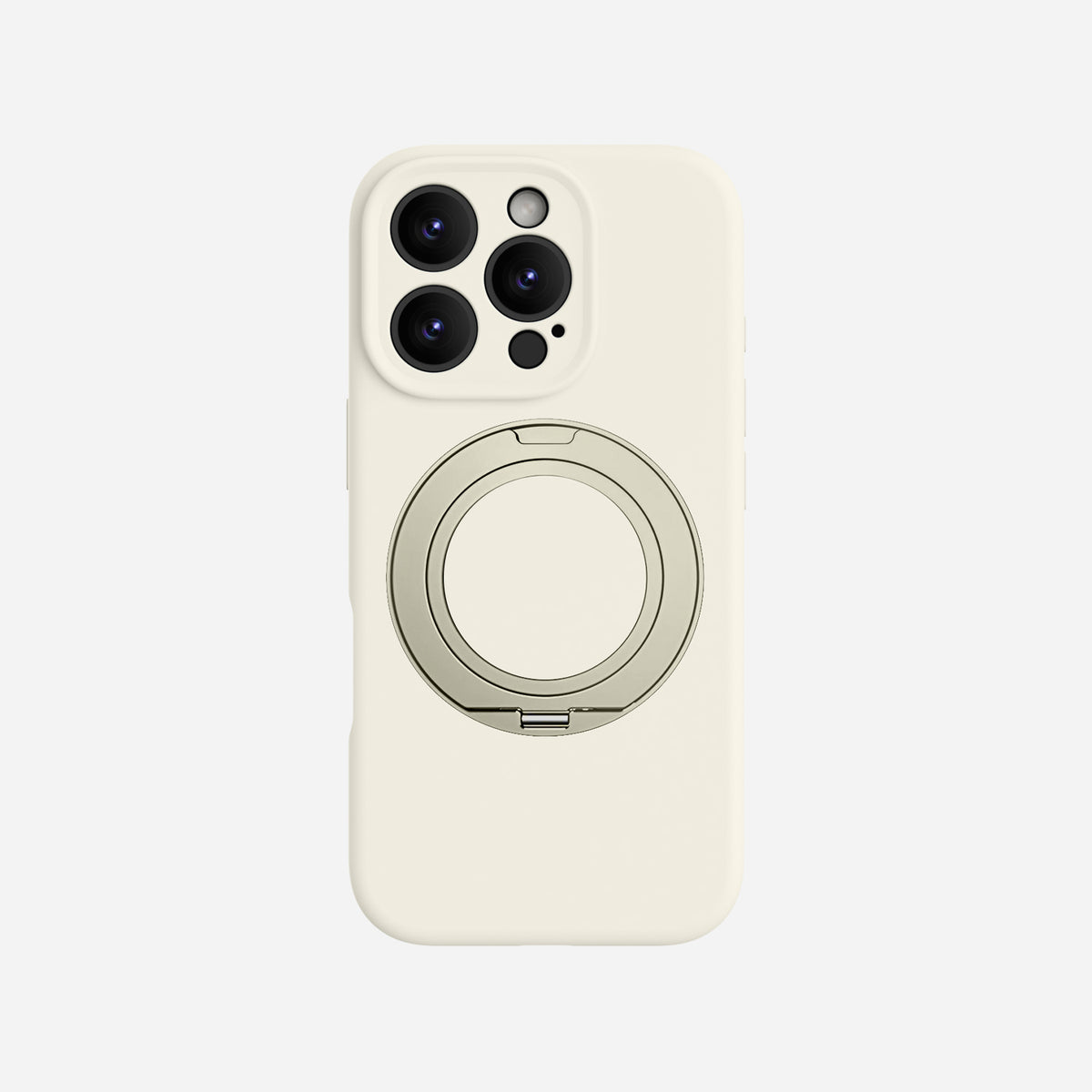 iPhone 15 Pro Max Silicone Case with Stand