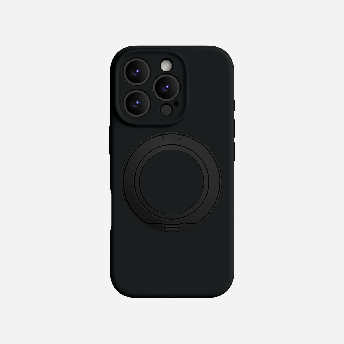 iPhone 15 Pro Max Silicone Case with Stand