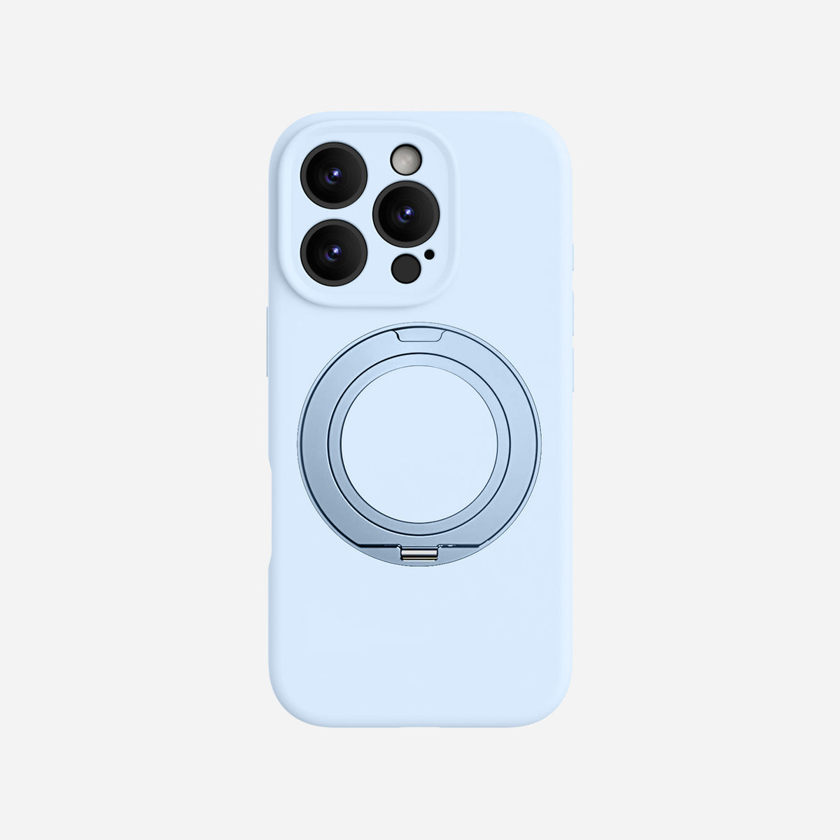 iPhone 15 Pro Max Silicone Case with Stand