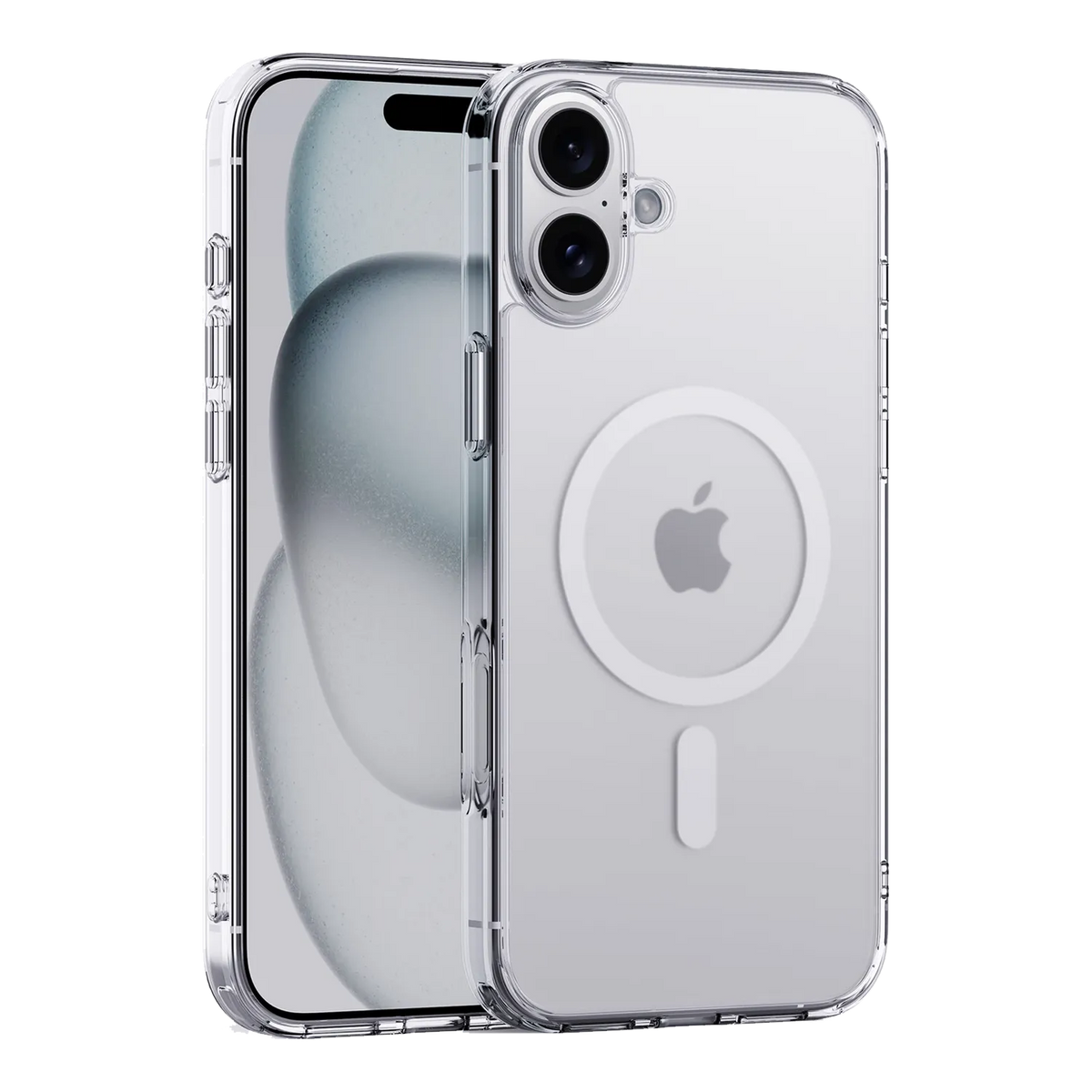Dünne, transparente iPhone 16 Plus Hülle mit MagSafe
