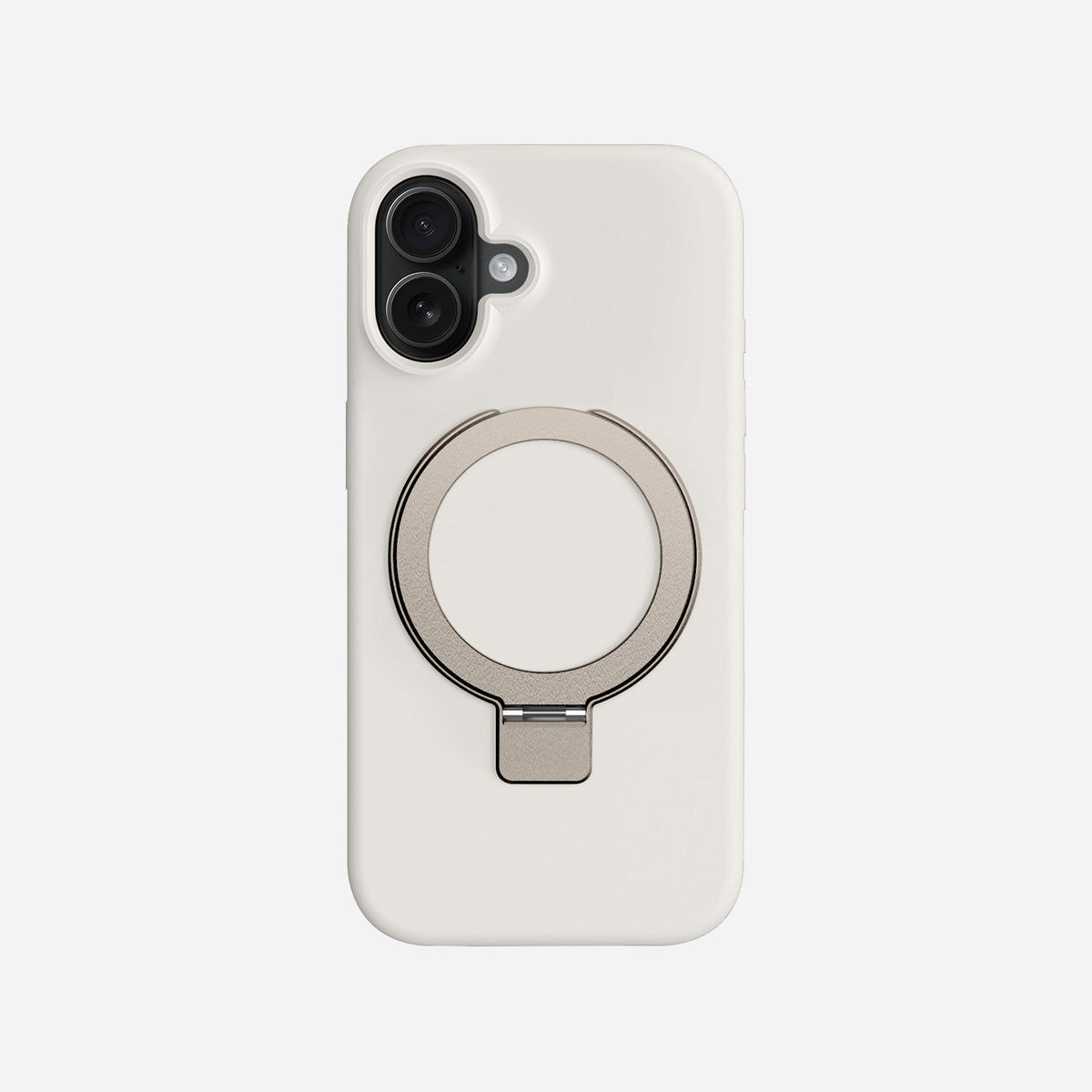 iPhone 16 silicone case with stand#color_antique white