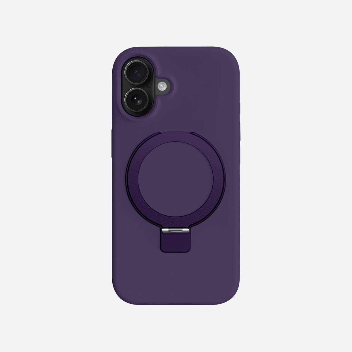 iPhone 16 silicone case with stand#color_deep purple