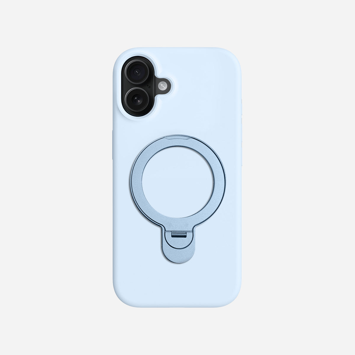 iPhone 16 Silicone Case with Stand