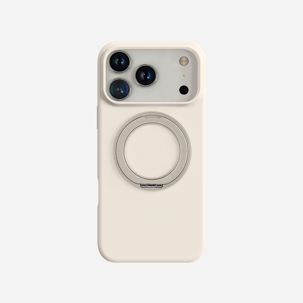 iPhone 17 Pro Max Silicone Case with Stand