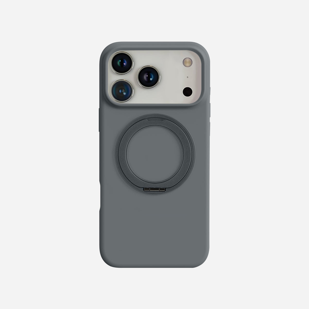 iPhone 17 Pro Max Silicone Case with Stand