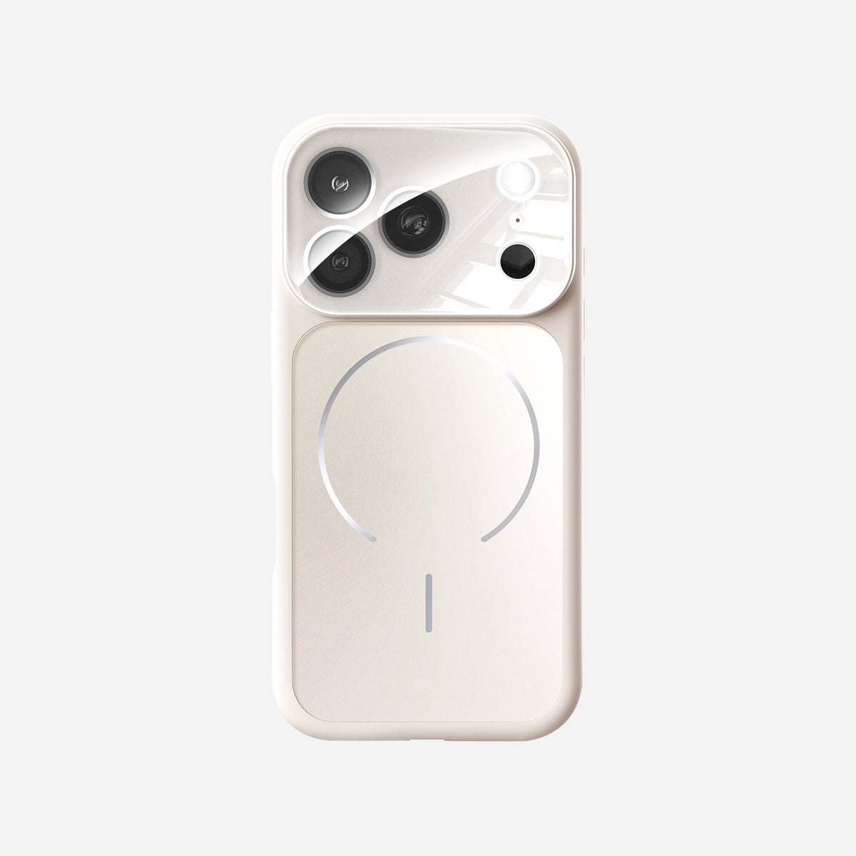 iPhone 17 Pro Max Silicone Case with Camera Lens Protector