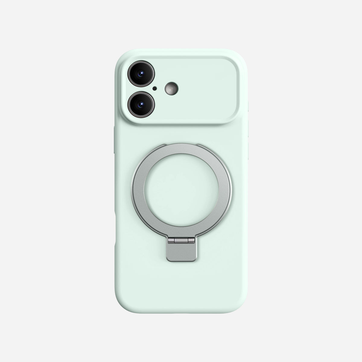 iPhone 17 Silicone Case with Stand