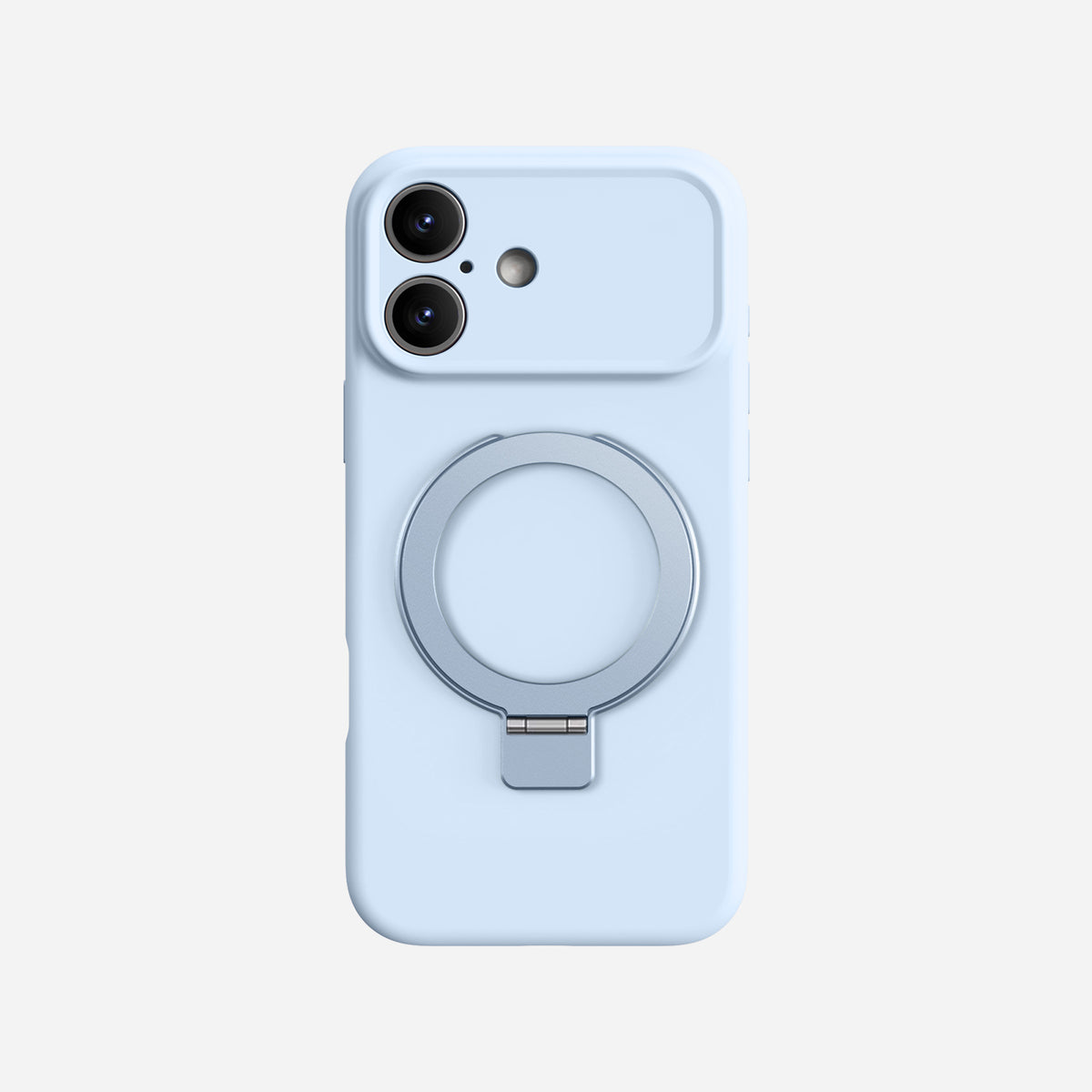 iPhone 17 Silicone Case with Stand