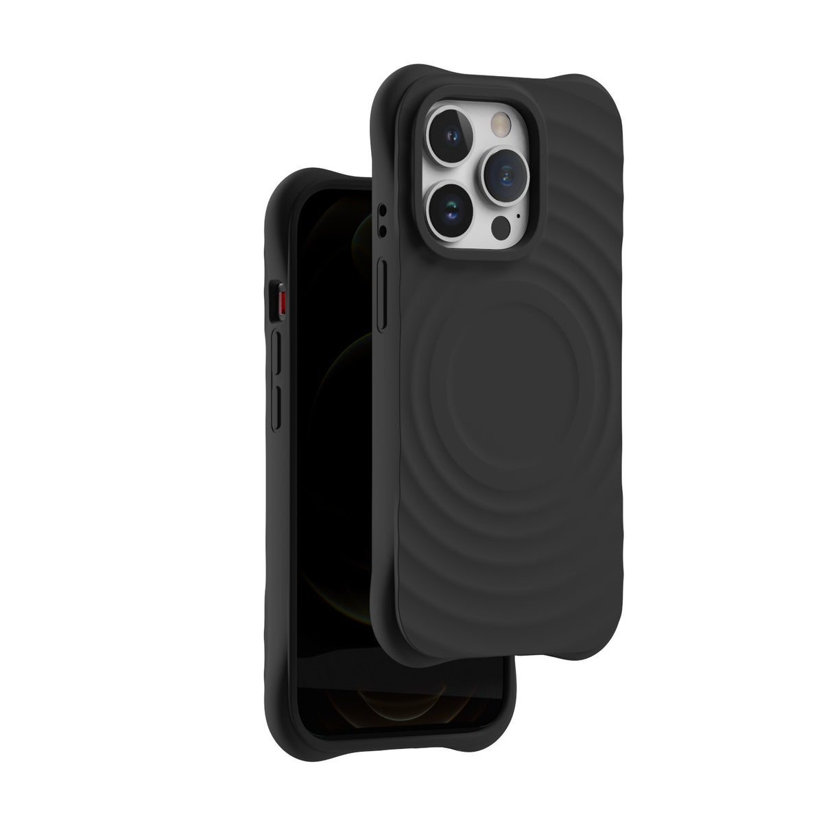 iPhone silicone case with MagSafe#color_black