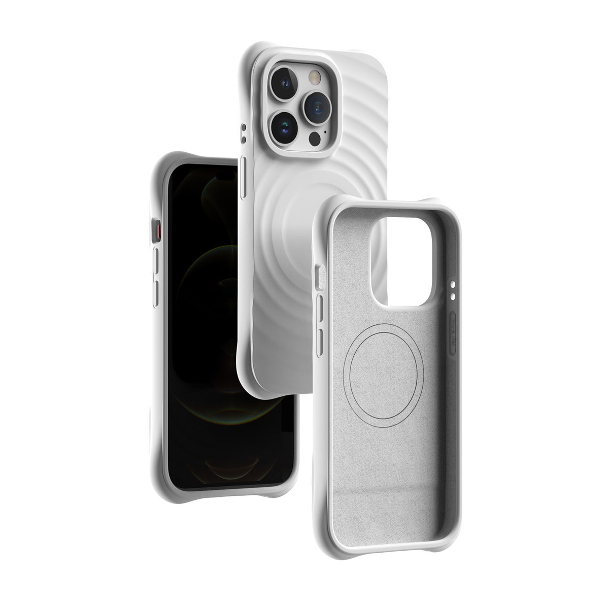 iPhone silicone case with MagSafe#color_white
