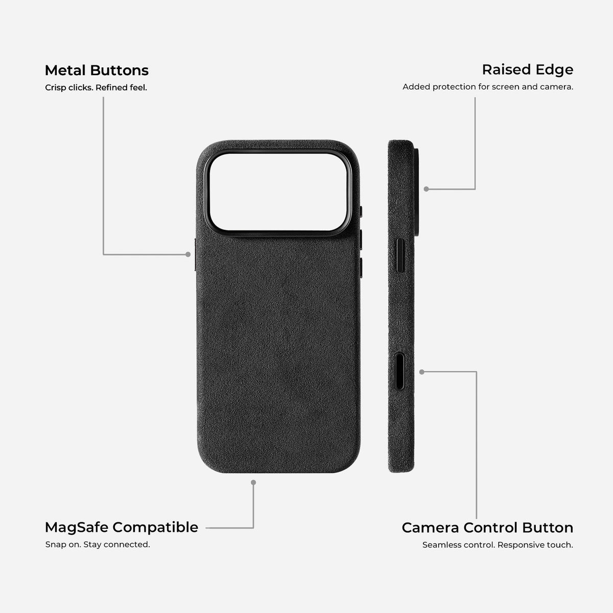 iPhone 18 Pro Max Alcantara Case