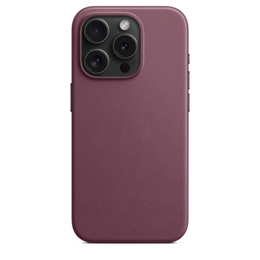 iPhone 15 Pro Max fine woven case with MagSafe#color_mulberry
